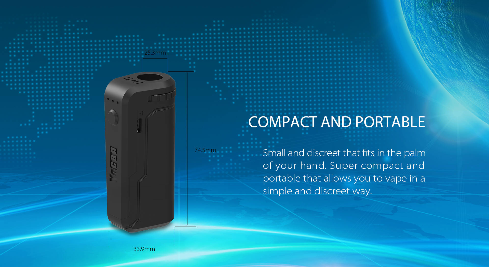 Yocan UNI compact and portable