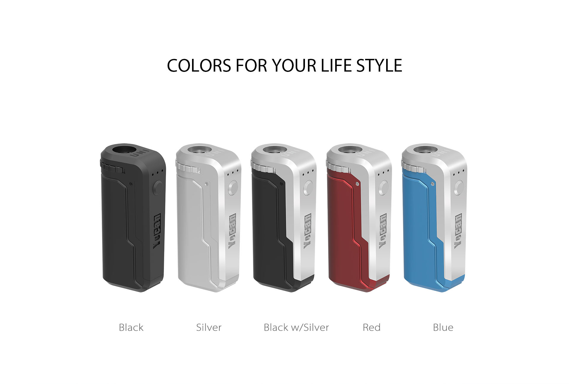 Yocan UNI with five colors.